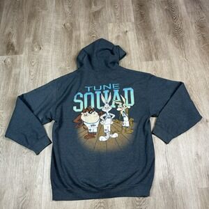 Tune Squad Space Jam Bugs Bunny Taz Lola Bunny Zip Up Hoodie